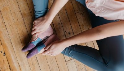 Calcetines antideslizantes para yoga 